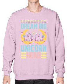 dream big unicorn head 113# - unicorn- Sweatshirt - Crew