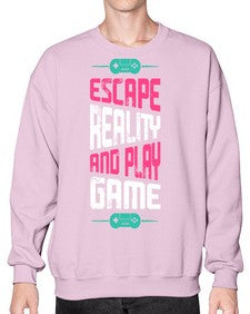escape reality and play 80# - video games- Sweatshirt - Crew