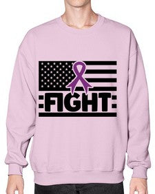 fight 145# - alzheimers- Sweatshirt - Crew