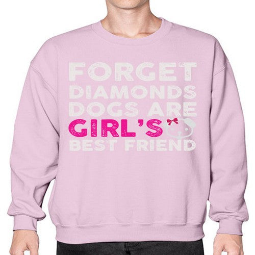 forget diamonds dogs 141# - dogs- Sweatshirt - Crew