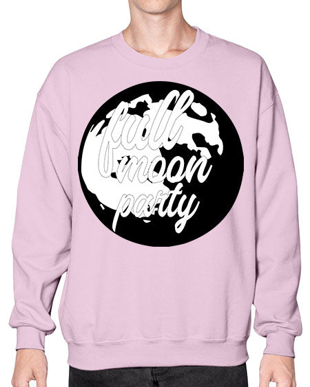 full moon party 7# - moon- Sweatshirt - Crew