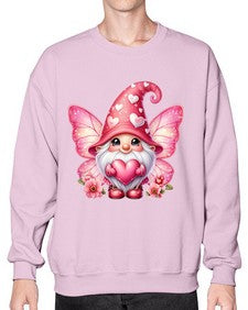 gnome with butterfly 08# - gnome- Sweatshirt - Crew