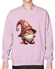 gnome with butterfly 15# - gnome- Sweatshirt - Crew