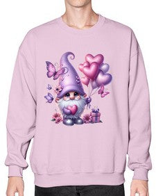 gnome with butterfly 19# - gnome- Sweatshirt - Crew