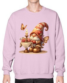 gnome with butterfly 21# - gnome- Sweatshirt - Crew