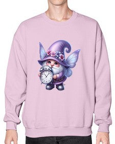 gnome with butterfly 23# - gnome- Sweatshirt - Crew