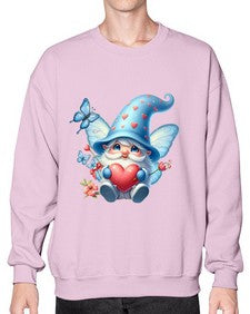 gnome with butterfly 28# - gnome- Sweatshirt - Crew