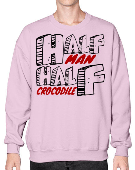 half man half crocodile - alligator- Sweatshirt - Crew