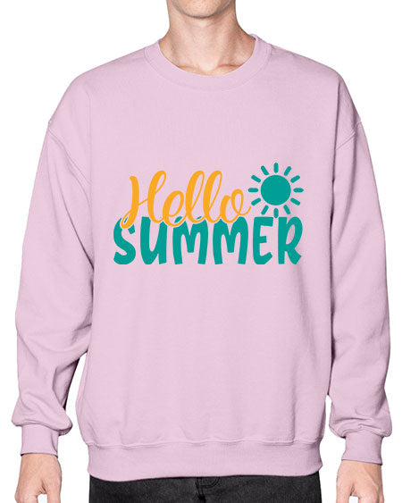 hello summer Style 98# - summer- Sweatshirt - Crew