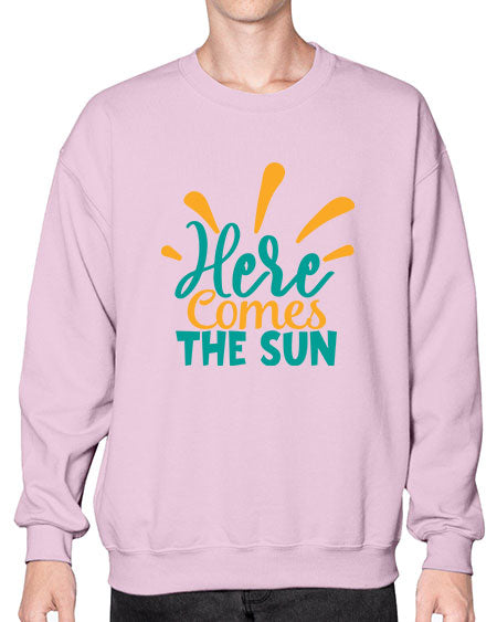 here comes the sun Style 95# - summer- Sweatshirt - Crew