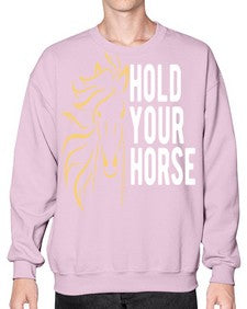 hold your horse Style 5# - horse- Sweatshirt - Crew