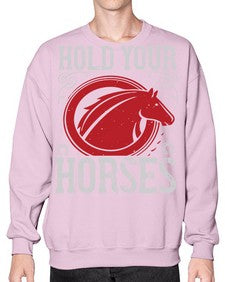 hold your horses Style 52# - horse- Sweatshirt - Crew