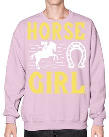 horse girl Style 51# - horse- Sweatshirt - Crew
