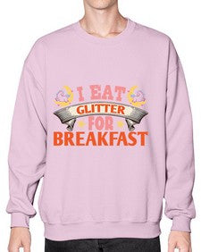 i eat glitter for breakfast 179# - unicorn- Sweatshirt - Crew