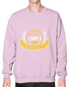 i have a beer belly 1110# - beer- Sweatshirt - Crew
