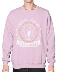 i like beer 1121# - beer- Sweatshirt - Crew