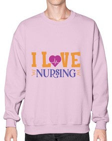 i love nursing Style Style 899# - nurse- Sweatshirt - Crew