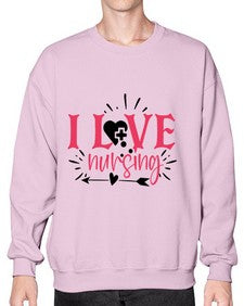 i love nursing Style Style 900# - nurse- Sweatshirt - Crew