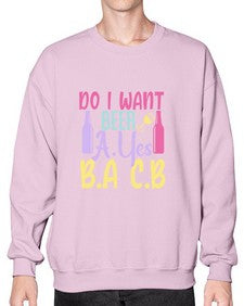 i want beer ayes ba cb 250# - beer- Sweatshirt - Crew