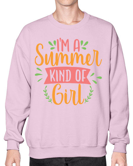 im a summer kind of girl 93# - summer- Sweatshirt - Crew