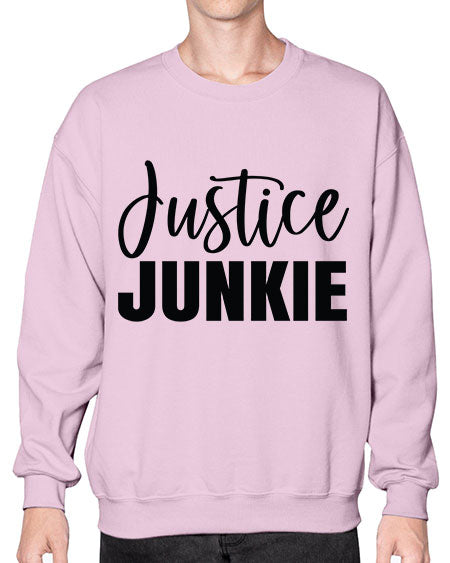 justice junkie 1020# - lawyer- Sweatshirt - Crew