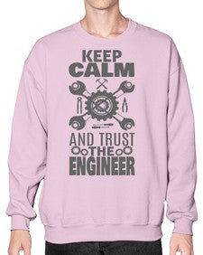 keep calm and trust the engineer 1023# - engineer- Sweatshirt - Crew