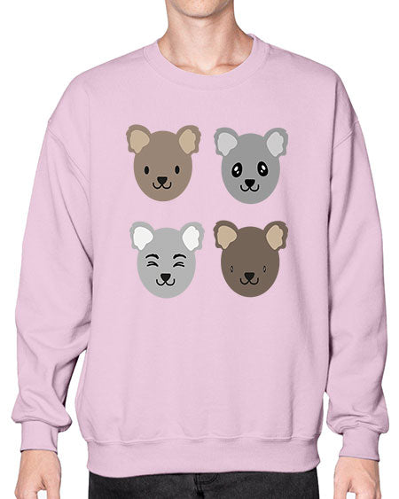 koala bears 167# - bears - animals- Sweatshirt - Crew