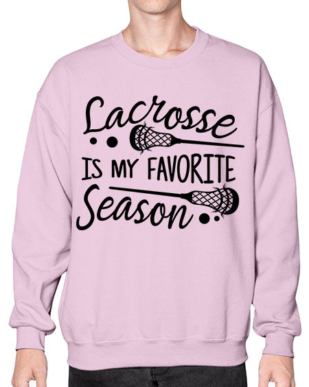 lacrosse is my favorite season 14# - lacrosse- Sweatshirt - Crew