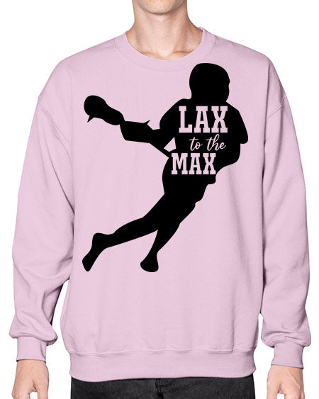 lax to the max 2# - lacrosse- Sweatshirt - Crew