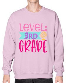 level third grade one hundred 465# - third grade- Sweatshirt - Crew