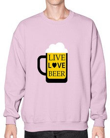 live love beer 1339# - beer- Sweatshirt - Crew