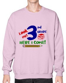 look out third grade 510# - third grade- Sweatshirt - Crew