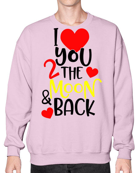 lovemoonback 3# - moon- Sweatshirt - Crew