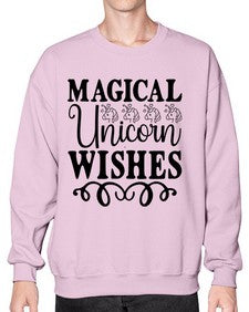magical unicorn wishes 278# - unicorn- Sweatshirt - Crew