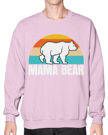 mama bear 177# - bears - animals- Sweatshirt - Crew