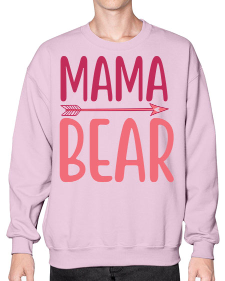 mama bear 181# - bears - animals- Sweatshirt - Crew