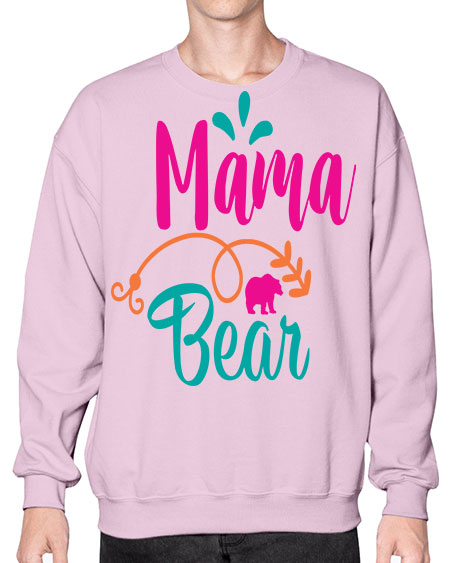mama bear 183# - bears - animals- Sweatshirt - Crew