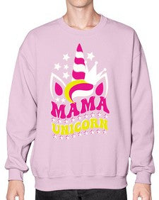 mama unicorn 285# - unicorn- Sweatshirt - Crew