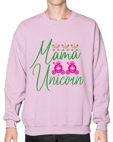mama unicorn 288# - unicorn- Sweatshirt - Crew