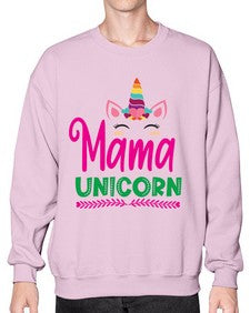 mama unicorn 291# - unicorn- Sweatshirt - Crew