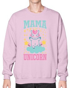 mama unicorn 294# - unicorn- Sweatshirt - Crew