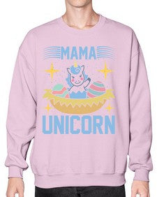 mama unicorn 295# - unicorn- Sweatshirt - Crew