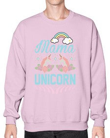 mama unicorn 301# - unicorn- Sweatshirt - Crew