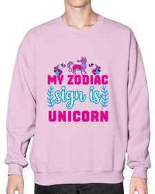 my zodiac sign is unicorn 325# - unicorn- Sweatshirt - Crew
