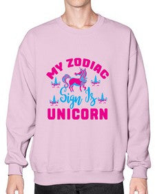 my zodiac sign is unicorn 326# - unicorn- Sweatshirt - Crew