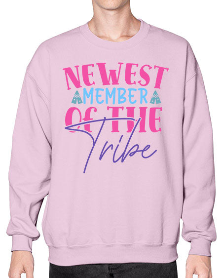 newest member of the tribe Style 166# - baby- Sweatshirt - Crew