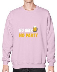 no beer no party 1433# - beer- Sweatshirt - Crew