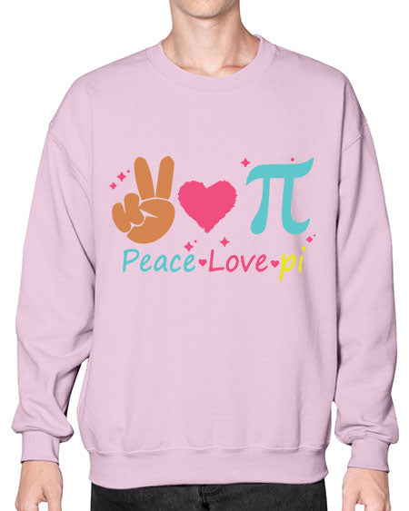 peace love pi 30# - pi- Sweatshirt - Crew