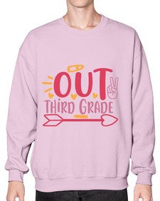 peace out third grade 646# - third grade- Sweatshirt - Crew