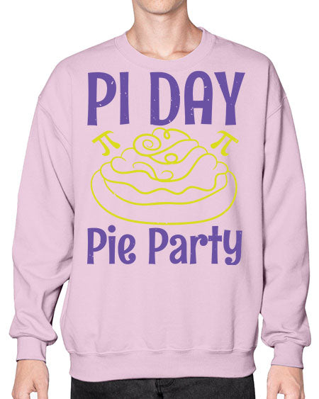 pi day pie party 38# - pi- Sweatshirt - Crew